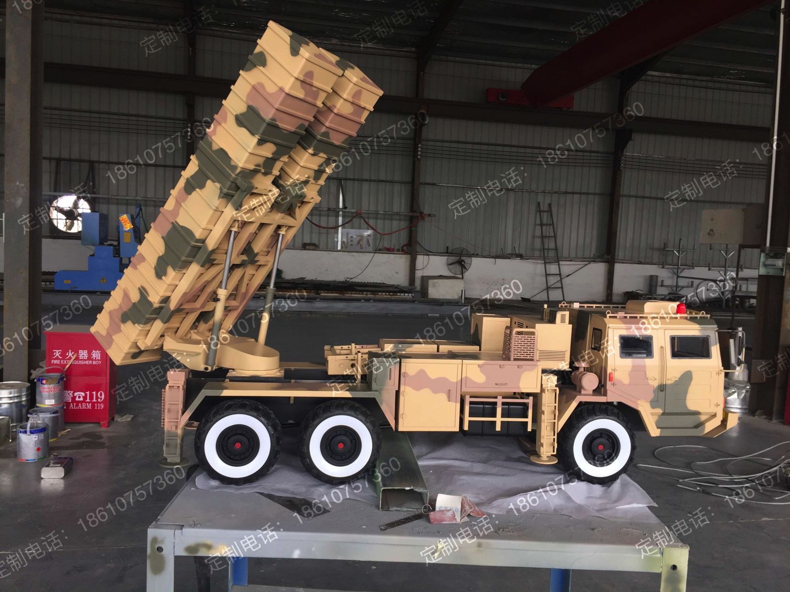 大型仿真導彈車模型租賃